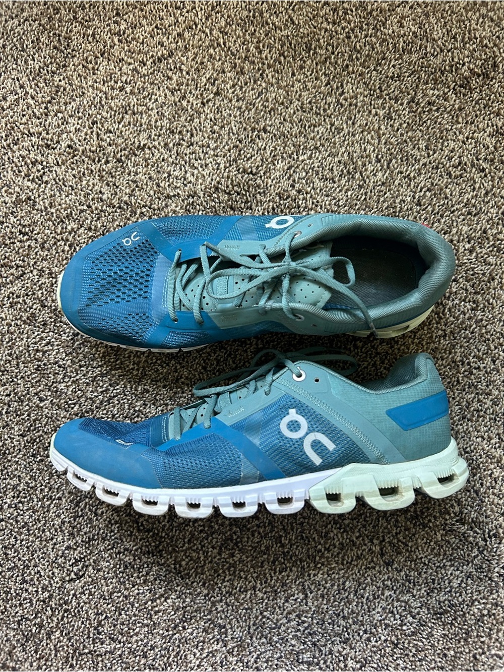 ON Cloud Men’s Helion Shoes Blue/Teal Size 9
